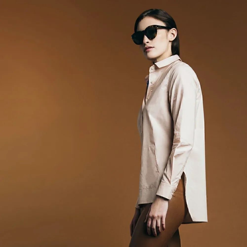 Thirteen Seven Trapezoid Pullover - Dusty Blush